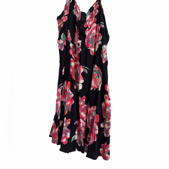 Pink and Black Crisscross Dress - Picture 1 of 3
